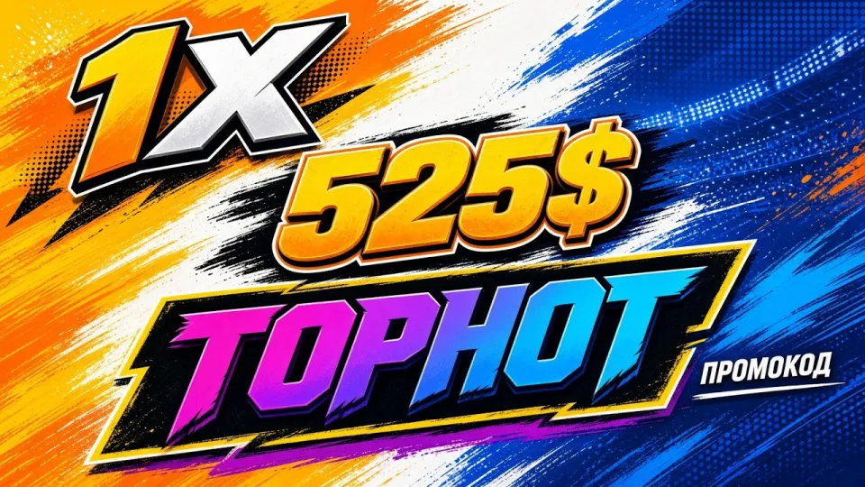 Промокод 1XBET TOPHOT даёт до 525$ на первый депозит новым игрокам